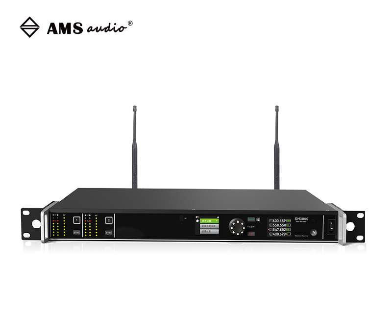 真分集双通道无线话筒接收机